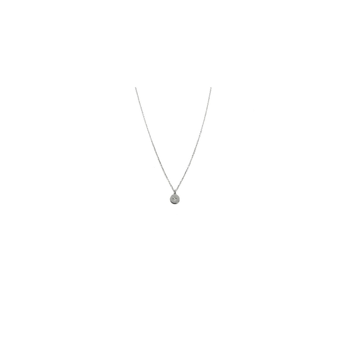 EKAN WHITE GOLD AND DIAMOND NECKLACE - 096363