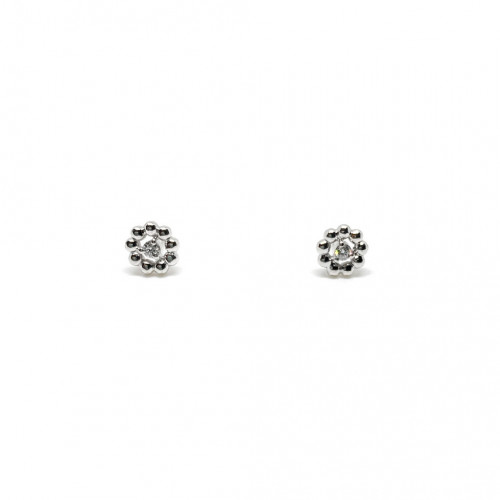 WHITE GOLD PANOS & SAVAS EARRINGS - EA464