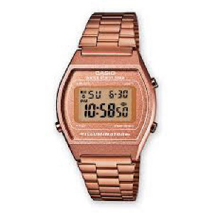 RELOJ CASIO RETRO ROSE GOLD DIGITAL - B640WC-5AEF