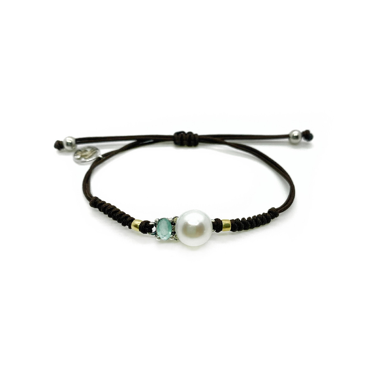 CHALCEDONY TOP SILVER BRACELET - PU7016PMAC