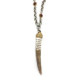 HORN PLATADEPALO NECKLACE - WN193X