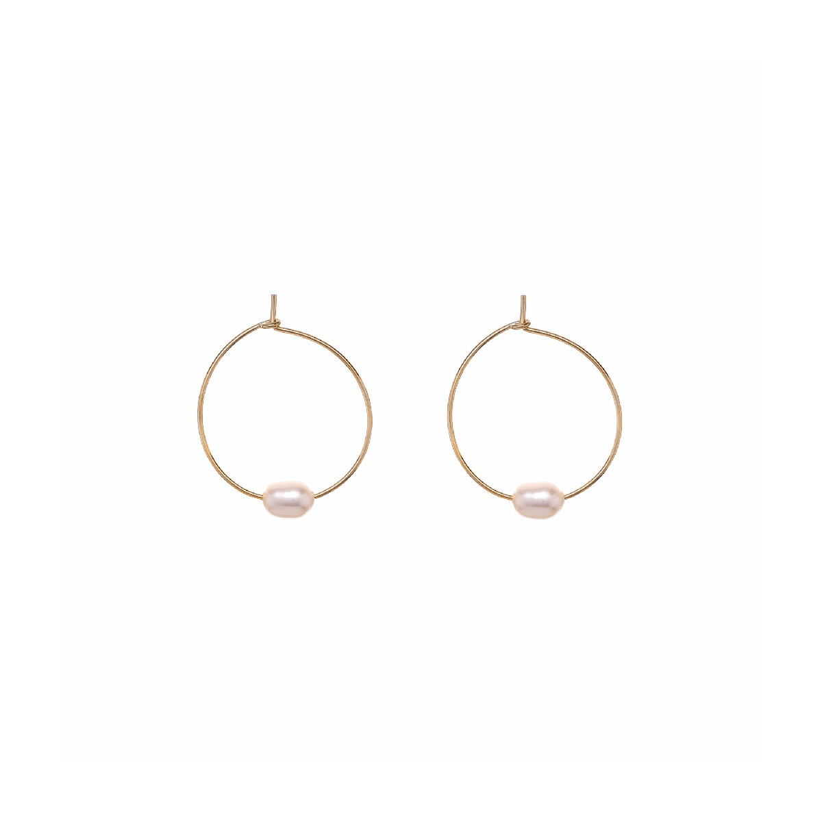 GOLD PEARL ALISIA EARRINGS - AL3709ORO