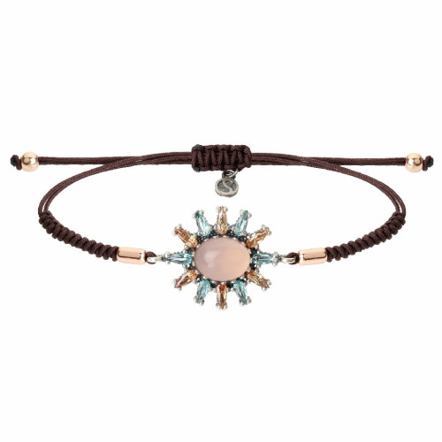 PULSERA SUNFIELD CUARZO ROSA - PU064761/15