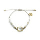 WHITE TOP SILVER BRACELET - PU7204PXBO