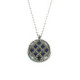 BLUE TOP SILVER NECKLACE - CO7229P