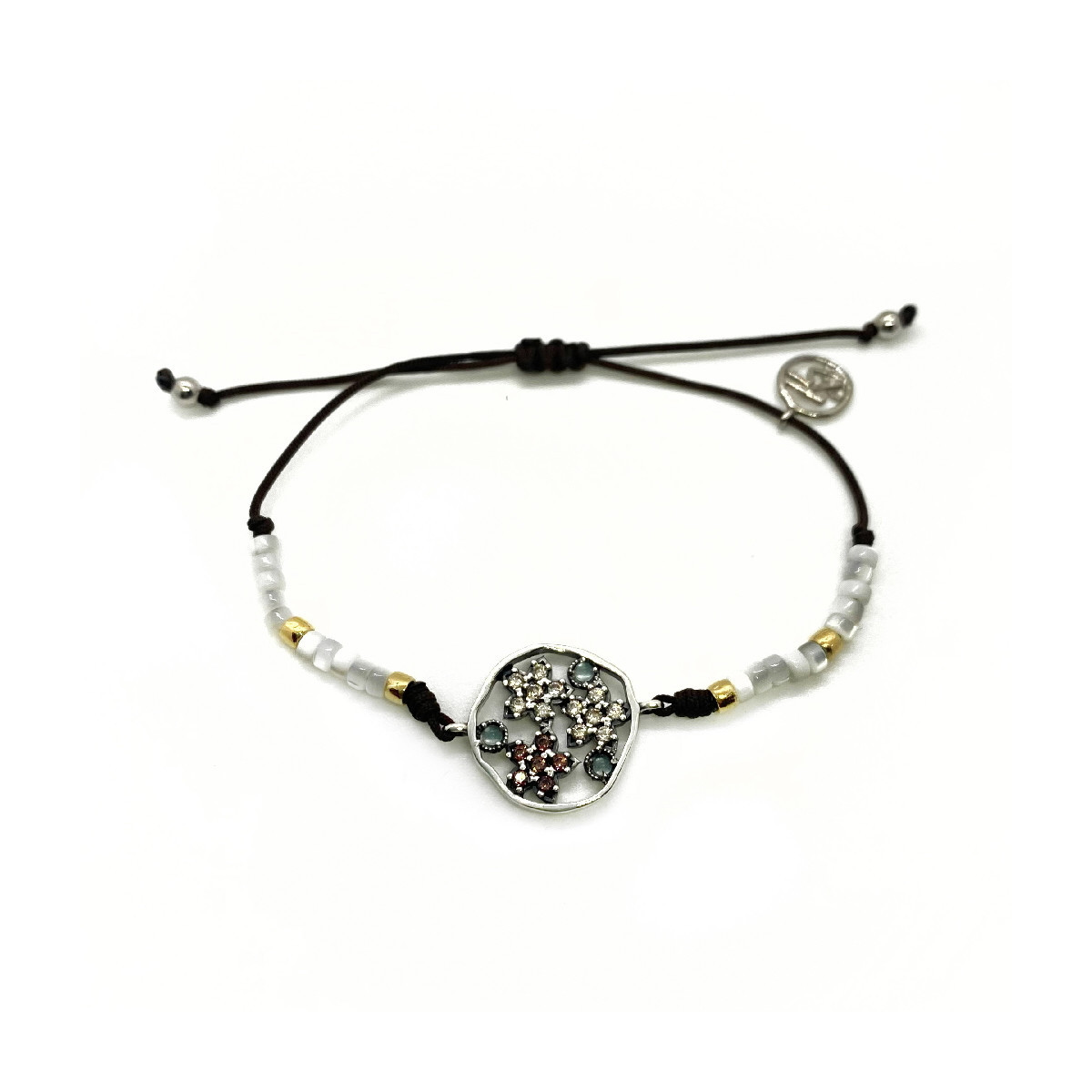 PULSERA TOP SILVER BLANCA - PU7305PBO