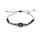 BLUE TOP SILVER BRACELET - PU7218PBOB