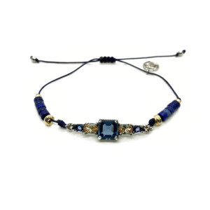 PULSERA TOP SILVER AZUL - PU7218PBOB