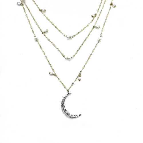 PEARLS MOON XAVIER DEL CERRO NECKLACE - SELENE