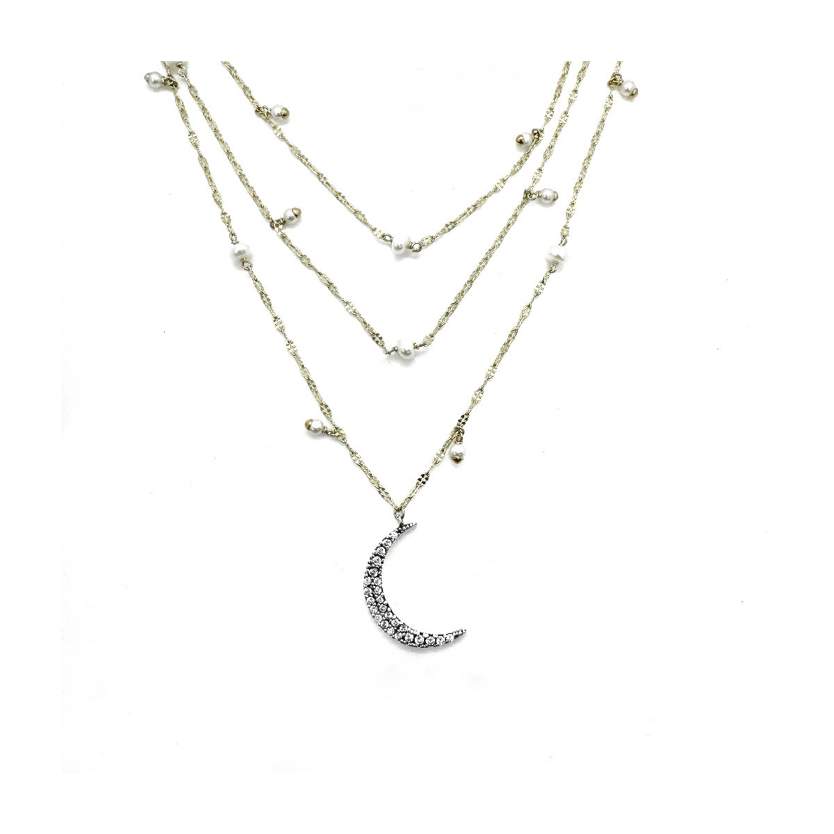 PEARLS MOON XAVIER DEL CERRO NECKLACE - SELENE