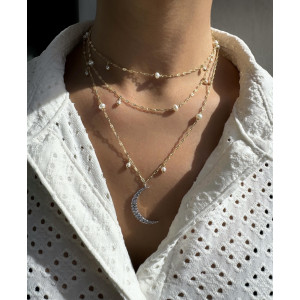 PEARLS MOON XAVIER DEL CERRO NECKLACE - SELENE