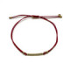 PULSERA ALISIA BURDEAUX - AL4242ORO BORDEAUX