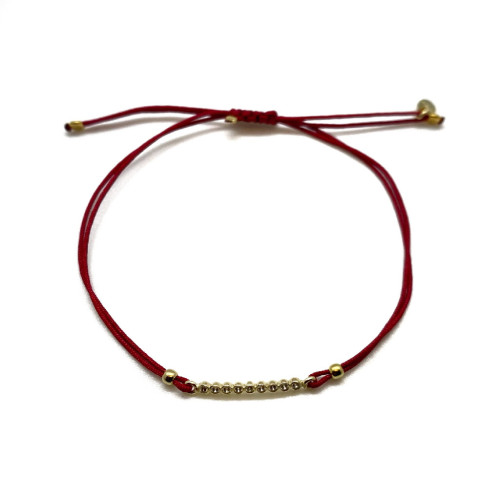 PULSERA ALISIA BURDEAUX - AL4242ORO BORDEAUX