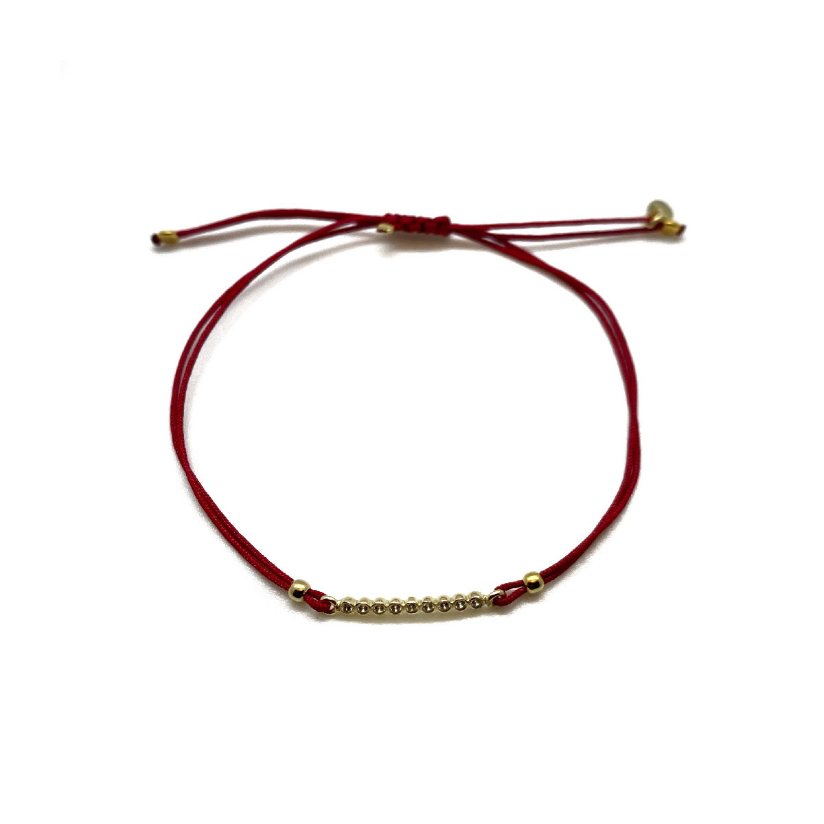 PULSERA ALISIA BURDEAUX - AL4242ORO BORDEAUX