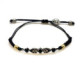 BLACK TOP SILVER BRACELET - PU7647PMAN