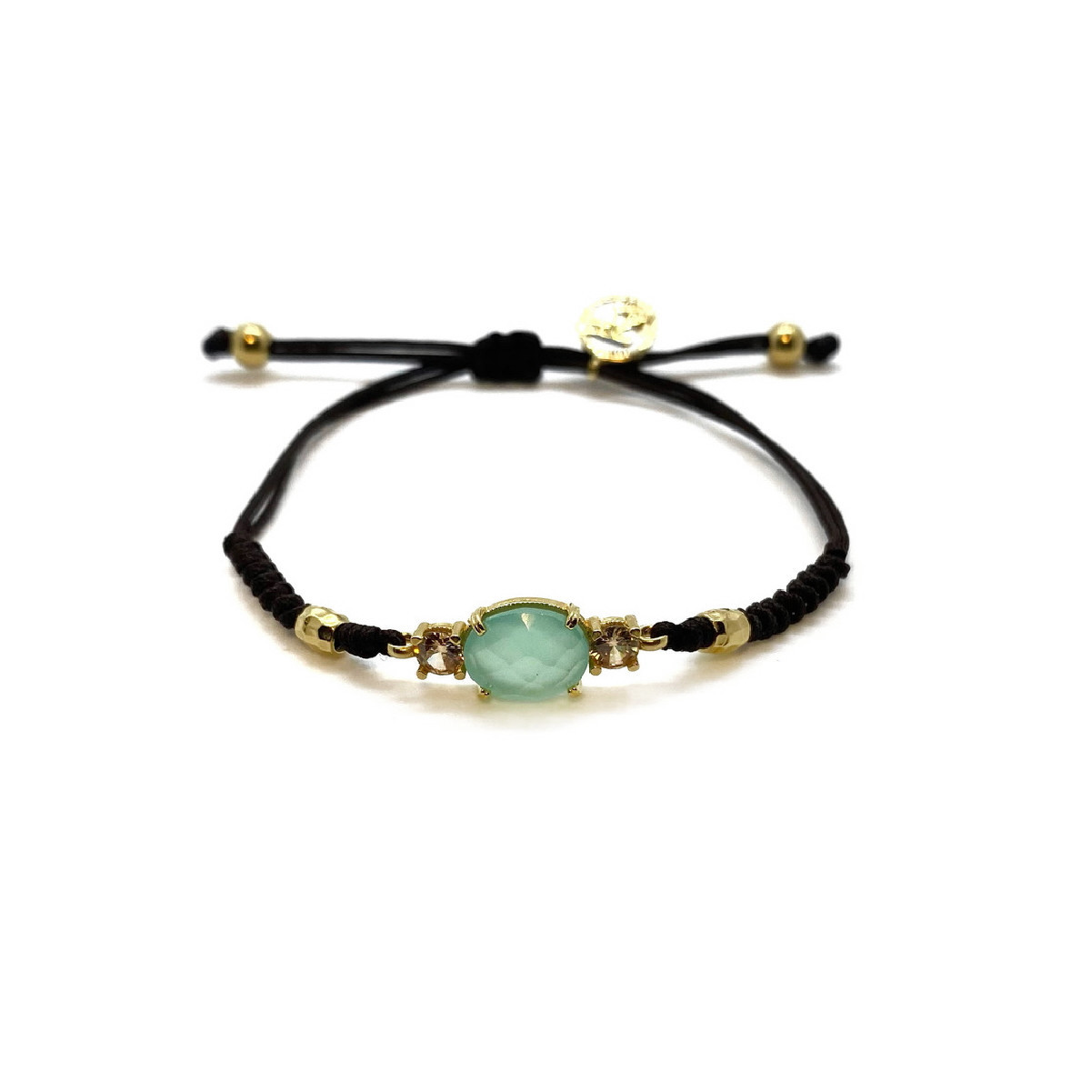 CHALCEDONY TOP SILVER BRACELET - PU7446PXMA