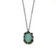 CHALCEDONY TOP SILVER NECKLACE - CO7439P