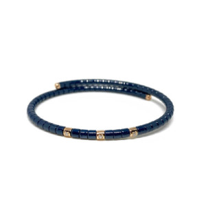 PULSERA OROTECH ESCLAVA AZUL - B10-1003ZRW