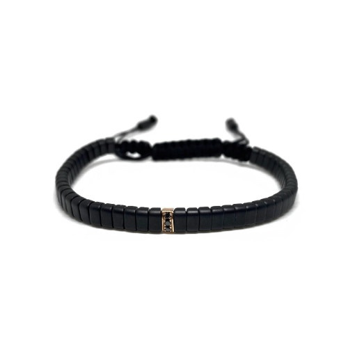 PULSERA OROTECH CERÁMICA NEGRO - B16-36SRK