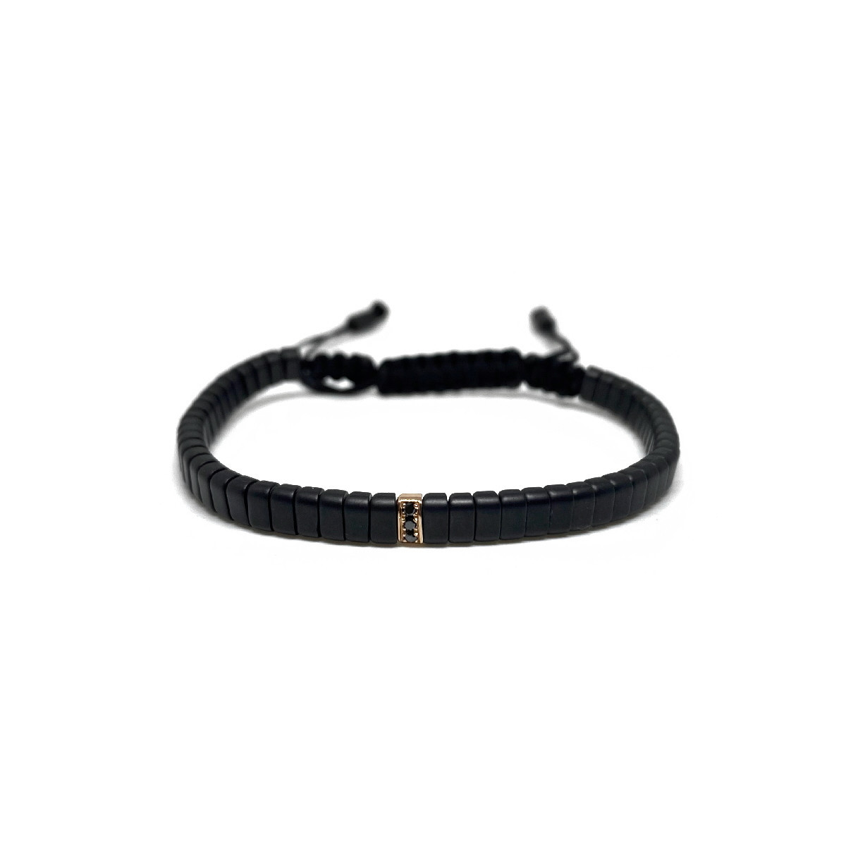 PULSERA OROTECH CERÁMICA NEGRO - B16-36SRK