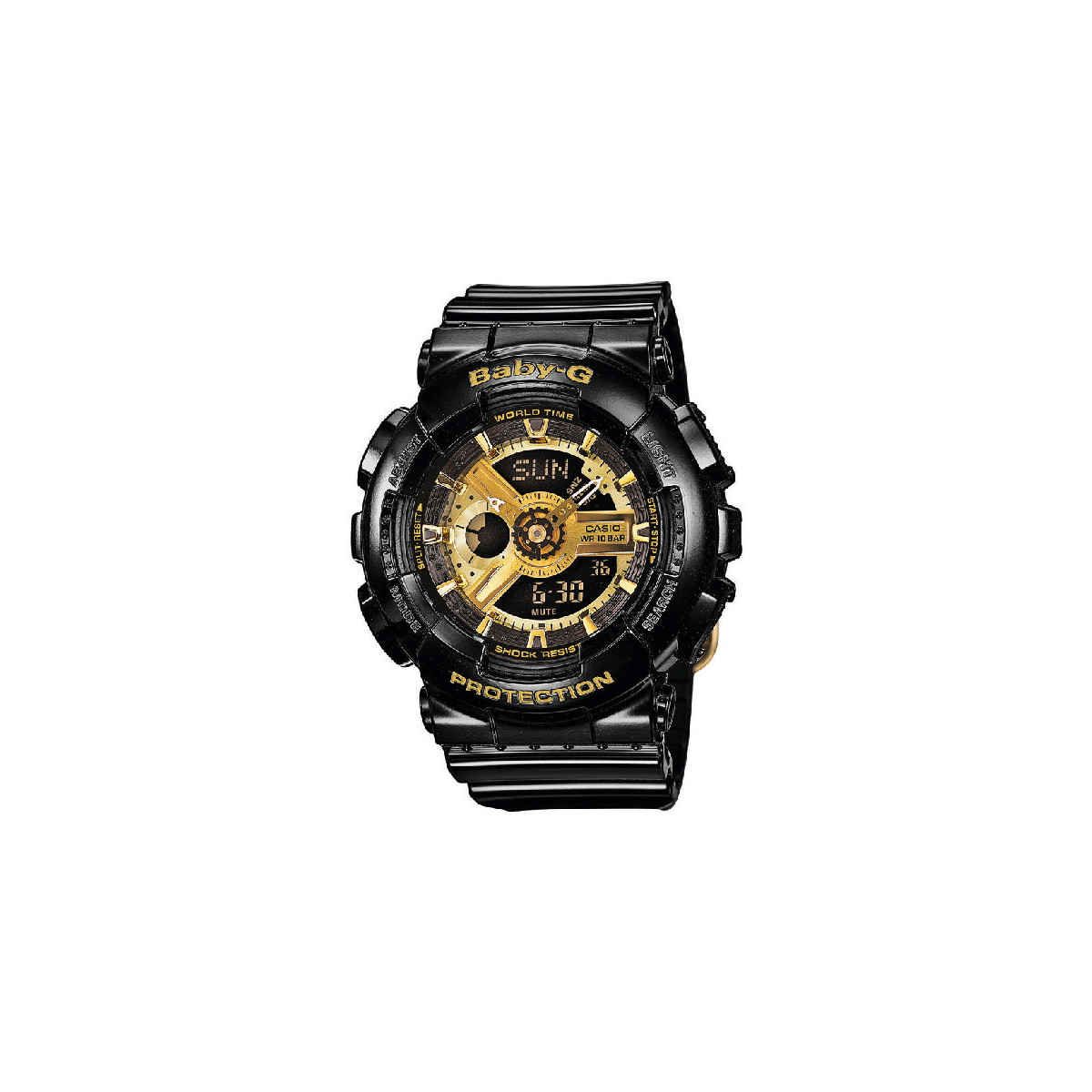 CASIO BABY-G NEGRE I DAURAT - BA-110-1AER